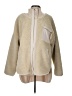 Varley 100% Cotton Ivory White Tan Coat Size L - photo 1