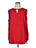 dalia Red Sleeveless Blouse Size XL - photo 1