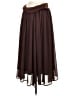 Assorted Brands Solid Burgundy Formal Skirt Size M - photo 2