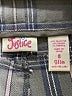 Justice Plaid Blue Casual Pants Size 8 - photo 3