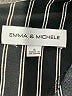 Emma & Michele Stripes Black Jumpsuit Size 6 - photo 4