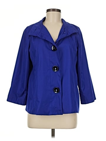 Black Rivet Raincoat (view 1)