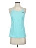 The North Face 100% Polyester Teal Active Tank Size S - photo 1