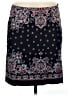 Talbots Paisley Black Casual Skirt Size 8 Petite - photo 1