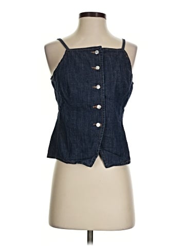 MNG Sleeveless Blouse (view 1)