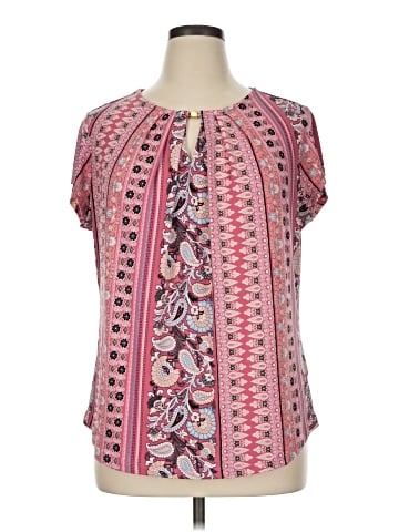 Liz Claiborne Career Short Sleeve Blouse (view 1)