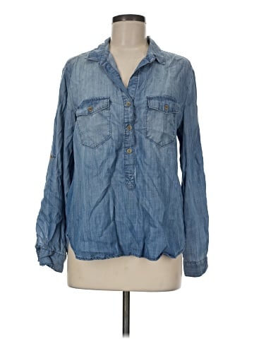 Velvet Heart Long Sleeve Button-Down Shirt (view 1)