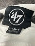 47 Brand White Pullover Hoodie Size XL - photo 7