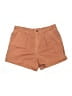 Double Zero 100% Cotton Solid Brown Khaki Shorts Size M - photo 1