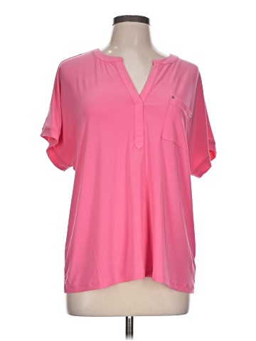 Anne Klein Short Sleeve Blouse (view 1)