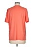 Blair 100% Polyester Orange Short Sleeve Blouse Size M - photo 2