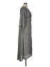 Hayden 100% Polyester Polka Dots Multi Color Gray Casual Dress Size XL - photo 4