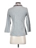 IZOD Gray 3/4 Sleeve Top Size S - photo 2