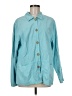 David Dart Teal Long Sleeve Button-Down Shirt Size M - photo 1