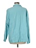 David Dart Teal Long Sleeve Button-Down Shirt Size M - photo 2