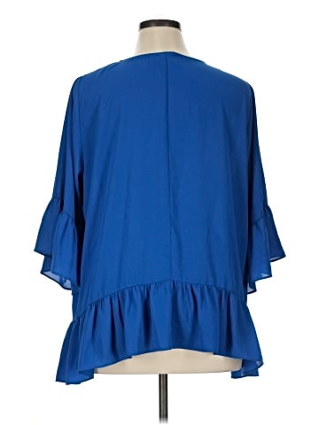 Karen Kane 3/4 Sleeve Blouse (view 2)