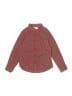 Rachel Riley 100% Cotton Houndstooth Red Long Sleeve Button-Down Shirt Size 6 - photo 1