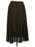 Chartou 100% Polyester Solid Green Formal Skirt Size L - photo 1