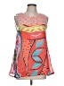 Desigual Orange Sleeveless Blouse Size L - photo 1