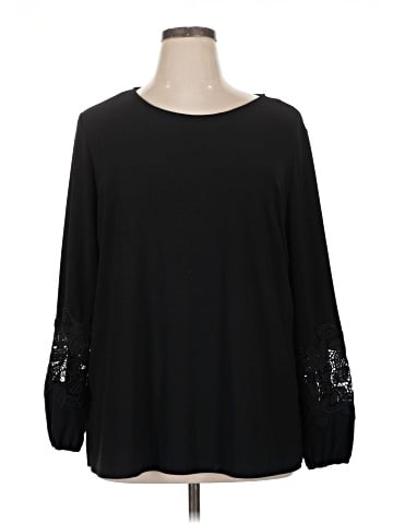 Dennis by Dennis Basso Long Sleeve Top (view 1)