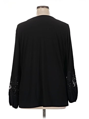 Dennis by Dennis Basso Long Sleeve Top (view 2)