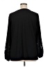 Dennis by Dennis Basso Black Long Sleeve Top Size XL - photo 2