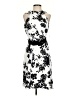 DressBarn 100% Polyester Print White Cocktail Dress Size 4 - photo 1