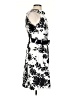 DressBarn 100% Polyester Print White Cocktail Dress Size 4 - photo 4
