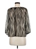 XXI 100% Polyester Black 3/4 Sleeve Blouse Size M - photo 2