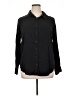 Universal Standard Black Long Sleeve Button-Down Shirt Size 16 (S) - photo 1