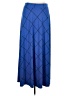 Lane Bryant Argyle Blue Formal Skirt Size 14 - 16 Plus - photo 1