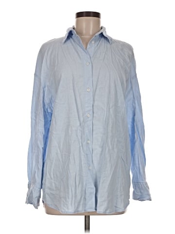 Zara Long Sleeve Button-Down Shirt (view 1)