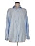 Zara Blue Long Sleeve Button-Down Shirt Size S - photo 1