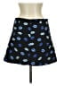 Zara Graphic Black Blue Casual Skirt Size M - photo 2
