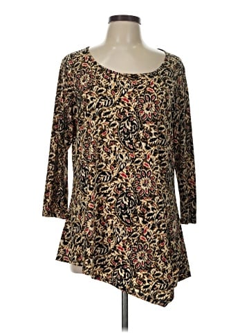 Rafaella 3/4 Sleeve Top (view 1)
