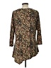 Rafaella Brown 3/4 Sleeve Top Size L - photo 2