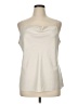 Ann Taylor Factory 100% Polyester Ivory Tank Top Size XL - photo 1