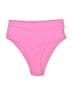 Zaful 100% Polyester Pink Swimsuit Bottoms Size L - photo 1
