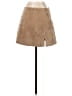 Blank NYC 100% Leather Solid Tan Leather Skirt Size 27 waist - photo 1