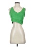 Scoop Green Sleeveless Blouse Size S - photo 1