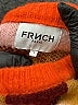 FRNCH Checkered-gingham Orange Pullover Sweater Size S - photo 7