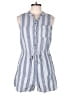 Kelly Renee Stripes Blue Romper Size L - photo 1