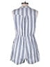 Kelly Renee Stripes Blue Romper Size L - photo 2