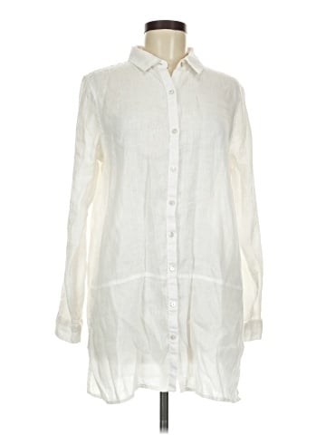 Tahari Long Sleeve Button-Down Shirt (view 1)