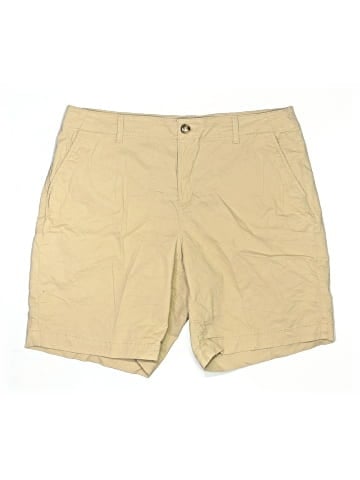 Ann Taylor LOFT Khaki Shorts (view 1)