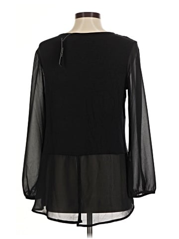 August Silk Long Sleeve Blouse (view 2)
