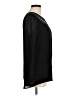 August Silk Black Long Sleeve Blouse Size M - photo 4