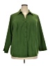 DressBarn Green 3/4 Sleeve Blouse Size 2X - photo 1