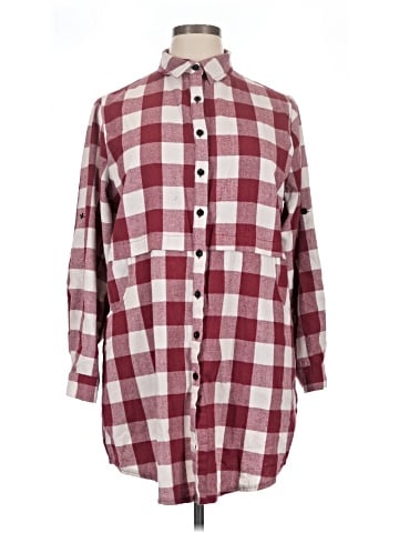 HOTOUCH 3/4 Sleeve Button-Down Shirt (view 1)