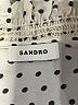 Sandro Polka Dots Ivory Long Sleeve Blouse Size L - photo 7